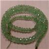 Image 1 : 53 CTS GRADUATED EMERALD RONDELLES STRAND - INCLUDED