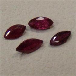 1.22 CTS LOT OF MARQUISE SHAPED RUBY 