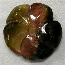 36.50 CTS CARVED TOURMALINE 28 MM