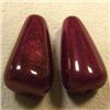 Image 1 : 44 CTS TWO ENHANCED RUBY BRIOLETTE