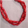 Image 1 : 12x4 MM TWO STRAND OF BAMBOO CORAL - 16 INCHES