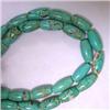 Image 1 : 11x6 MM CHINESE TURQUOISE STRAND - 16 INCHES