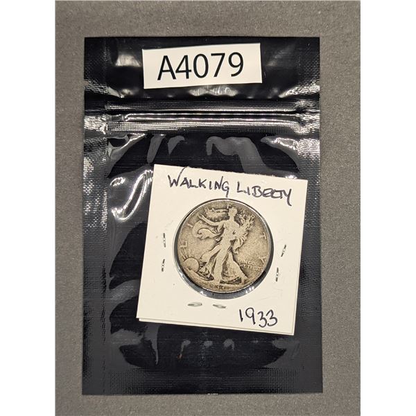 1933 Walking Liberty Half Dollar (A4079)