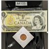 Image 2 : One Canada Dollar Bill Plus 2009 Penny (A4105)