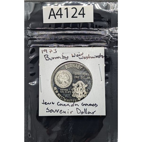 1973 Burnaby New Westminster Canada Games Souvenir (A4124) Dollar (A4124)