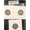 Image 2 : 1934, '35, '36 Canadian Pennies (A4149)