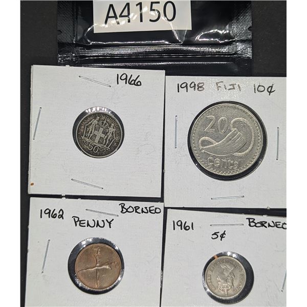 Four World Coins, 1960s and 1990s (A4150)