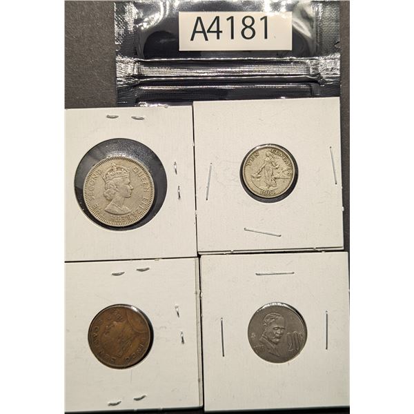 Four World Coins 1959-1978 (A4181)