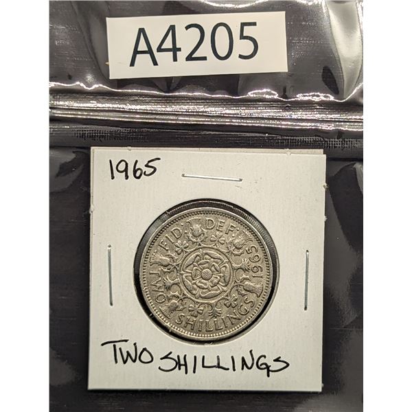 1965 Two Shillings (A4205)