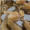 Image 3 : Chinese Yellow Jade Carved Double Dragons