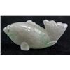 Image 2 : Chinese Two Tone Jadeite Carved Fish Pendant