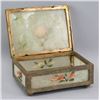 Image 2 : Chinese Inlaid Jade Carved Jewelry Square Box