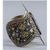 Image 2 : Silver Tibetan Bracelet with Lapis Lazuli