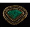 Image 9 : Chinese Malachite Necklace and Brooch