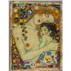 Image 1 : Austrian Oil on Canvas Signed Gustav Klimt