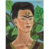 Image 1 : Mexican Oil on Canvas Signed Frida Kahlo