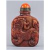 Image 7 : Lot of Two Agate Carved Snuff Bottles