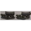 Image 2 : Pair of Metal Bookends Ox and Wagon