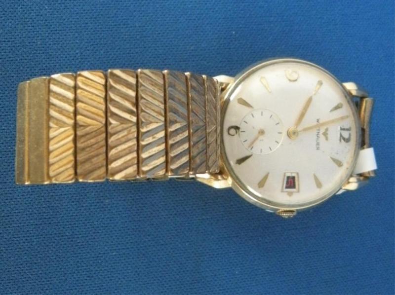 wittnauer watch 10k gold filled bezel