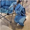 Image 3 : TEAL OVERSIZED FOLDING TUB CHAIR WITH CARRY BAG