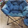 Image 4 : TEAL OVERSIZED FOLDING TUB CHAIR WITH CARRY BAG