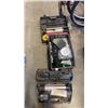 Image 1 : 2 LASER LEVELS AND CRATE OF ELECTRONICS