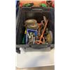 Image 2 : 2 TOTES OF TOOLS, SHOP SUPPLIES, FISHING REELS