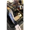 Image 9 : 2 TOTES OF TOOLS, SHOP SUPPLIES, FISHING REELS
