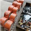 Image 2 : 2 TRAYS  OF NEW VINYL TAPE, PIPE FITTING AND CLAMPS