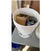 Image 9 : 3 PAILS OF HARDWARE, NAILS, SCREWS, CHAIN, ETC