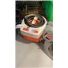 Image 2 : TOTE OF HARDWARE, SHOP SUPPLIES, CIRCULAR SAW ,CLAMP, BALCK AND DECKER AIR COMPRESSOR