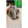 Image 3 : TOTE OF HARDWARE, SHOP SUPPLIES, CIRCULAR SAW ,CLAMP, BALCK AND DECKER AIR COMPRESSOR