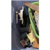 Image 9 : TOTE OF HARDWARE, SHOP SUPPLIES, CIRCULAR SAW ,CLAMP, BALCK AND DECKER AIR COMPRESSOR