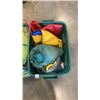 Image 2 : TOTE AND BAG OF INFLATEABLES, MOUNTAIN CLIMBING HARNESS, TENT