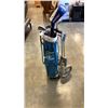 Image 1 : VINTAGE GOLF CLUBS IN BAG ON CART