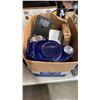Image 2 : 2 BOXES OF VARIOUS ELECTRONICS AIR PUMPS, CB RADIOS, ACTION FIGURES ETC