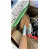 Image 3 : BOX OF TOOLS, MILWAUKEE DRILL, LIFTING STRAP