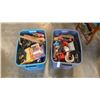 Image 1 : 2 TOTES OF TOOLS, SHOP SUPPLIES
