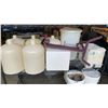 Image 1 : WINE CARBOYS, CORKER, MASH BARREL AND BOTTLES