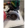 Image 2 : BOSTICH FLOORING NAILER, GAS WEEDEATER BLOWER, CIRCULAR SAW AND AIR TANK