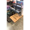 Image 1 : SEARS CRAFTSMAN RADIAL ARM SAW WORKING WITH FOLDING WORKMATE