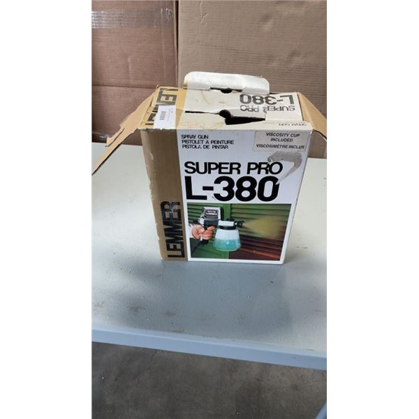 LEMMER SUPER PRO L-380 SPRAY GUN WORKING