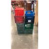 Image 1 : 8 MILK CRATES
