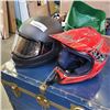 Image 1 : RED MOTOCROSS HELMET SIZE M AND BLACK BIEFFE FULL FACE HELMET