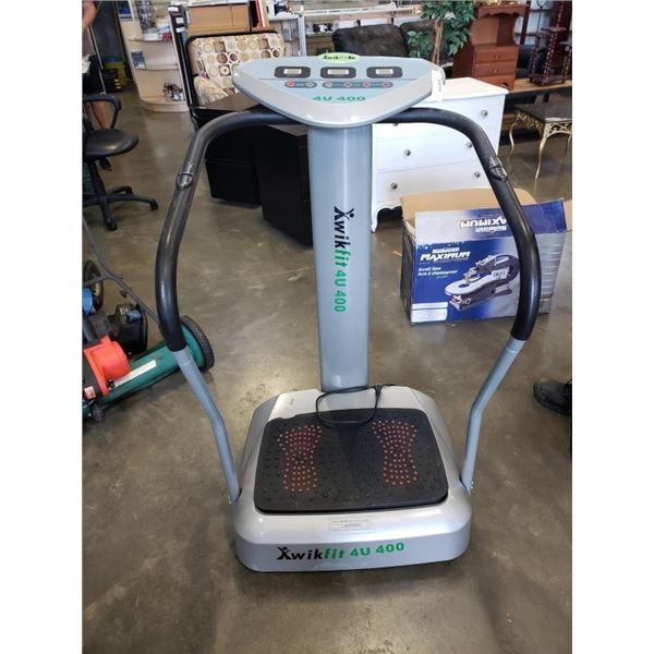 KWIKFIT 4U 400 WHOLE BODY VIBRATION MACHINE - WORKING