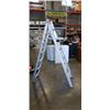 Image 1 : 6FT CONVERTIBLE ALUMINUM LADDER