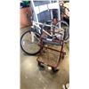 Image 1 : BEIGE NORCO BIKE AND FOLDING WALKER