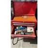 Image 2 : RED TOOL CHEST AND PARTS ORGANIZER WITH HARDWARE