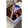 Image 2 : BOX OF RECORDS, COFFEE TABLE BOOKS, DRESSER BOX, MUSICAL DOLL AND WEAR EVER VINTAGE COOKIE PASTERY G