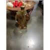 Image 2 : DECORATIVE SPICE BOTTLES AND GLASS PEDESTAL BOWL WITH DECORATIVE CERAMIC PEPPERS AND GARLIC